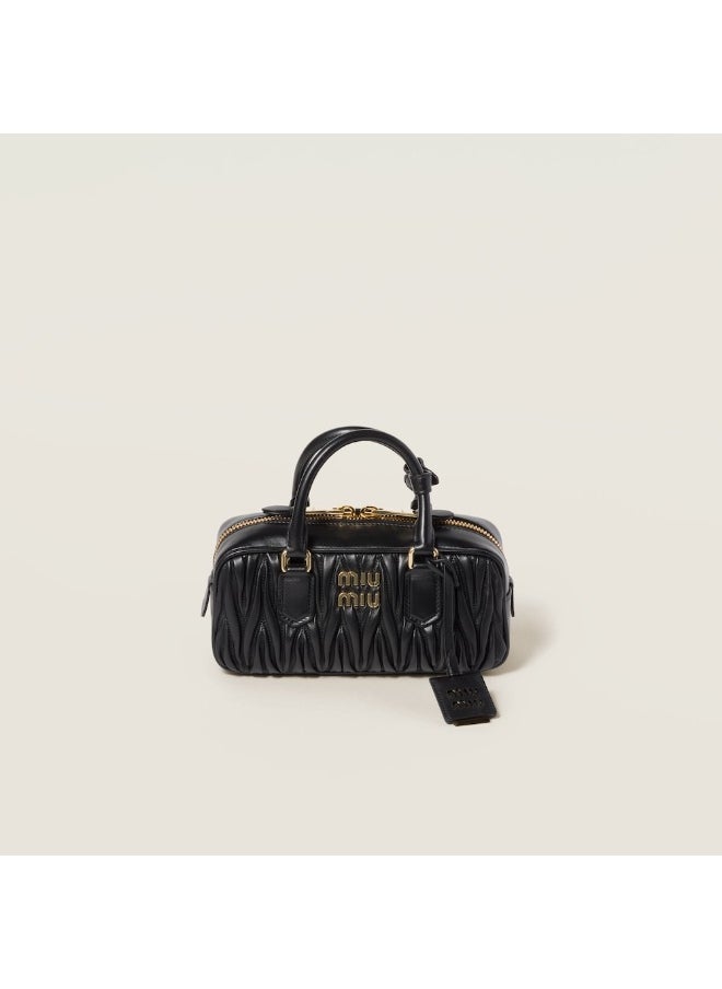 Miu Miu Miu arcadie matelass é soft leather handbag with adjustable slanted shoulder bag  - Image 1