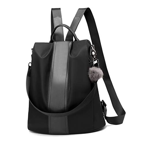PINCNEL Women Backpack Purse Waterproof Nylon Anti-theft Rucksack Lightweight Shoulder Bag - Image 1