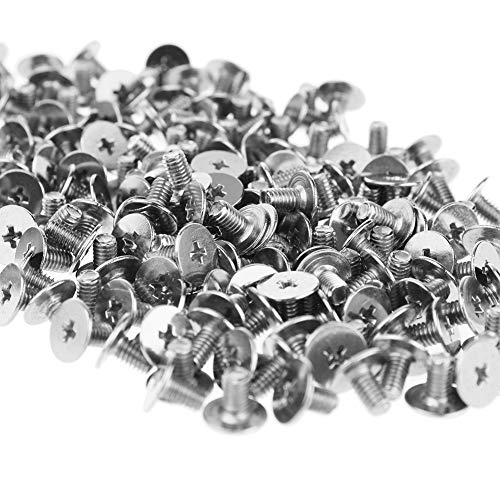 PMLAND 200 Sets/Pairs 9.5mm Silver Cone Spikes Screwback Studs DIY Craft Cool Rivets Punk - Image 5