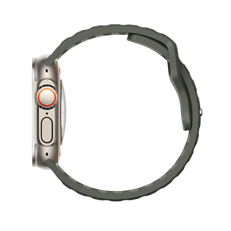 DONEGANI UC1 Sport Band for Apple Watch Bands Ultra 2 49mm, Series 10 46mm, 9 8 7 45mm 41mm, SE 6 5 4 44mm 40mm, 3 2 1 42mm 38mm Men Women iWatch, Strap Silicone - Image 4