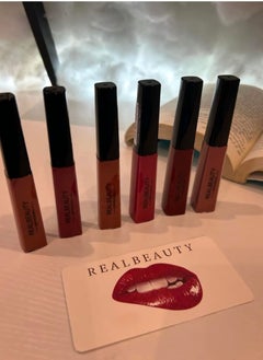 REAL BEAUTY Real Beauty 6-Piece Multi-Colour Stay-In Liquid Rouge Set  - Image 3