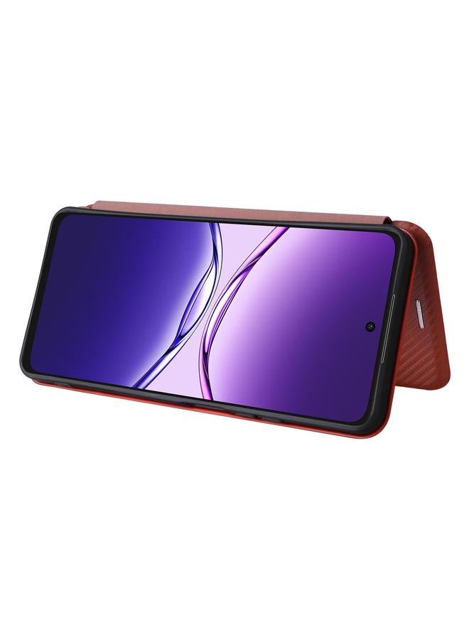 S-TOP Case For OPPO A5 Pro 5G Global Carbon Fiber Texture Flip Leather Phone Case - Image 5