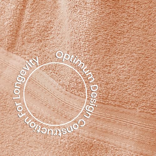 Sassoon Kama 100% Cotton Medium Bath Towel in 450 GSM- Beige - Image 3