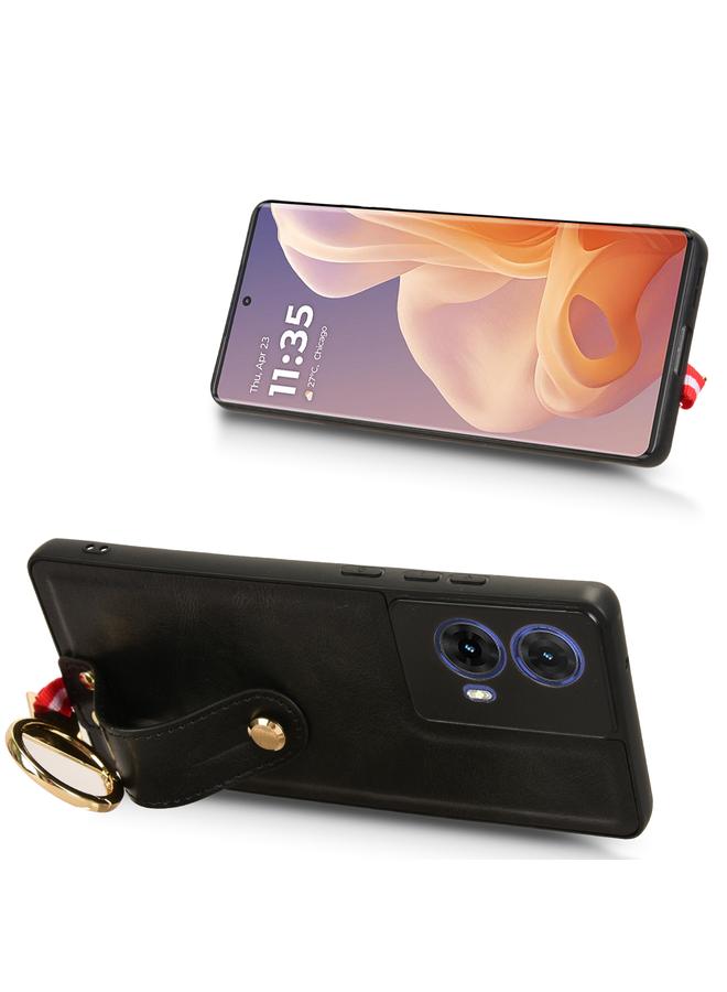 S-TOP Case For Motorola Moto G85 5G Wristband Leather Back Phone Case - Image 5
