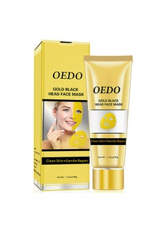 OEDO Gold Face Mask Blackhead Remover Mask Peel Off Mask for Deep Cleansing Moisturizing Purifying for All Skin Types(40g)