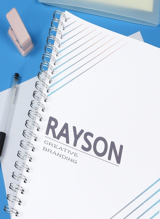 Rayson WR2119M Wire Binding Spines, 2:1 Double Loop Binding Wires 3/4 Inch, 21-Loop Wire Ring Pack of 50 with Black, Gold, Blue, White, Silver - Image 5
