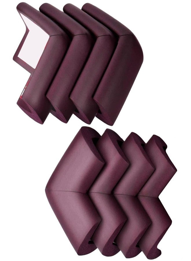 EXPORTTANZA Baby Proofing Corner Guards I Pre-Taped Corner Protectors I Child Safety Edge Guards I 10 Pieces Brown - Image 1