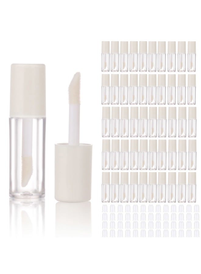 COSIDEA 52pcs Empty White 0.8ml mini lip gloss tubes Sample size lipgloss containers for sample sack lip oil DIY - Image 1