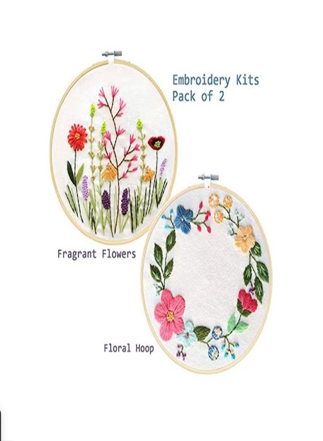 Complete Embroidery Starter Kit, Full Set of Tools, High-Quality & Durable, Washable Pattern, Beginner-Friendly - Image 1