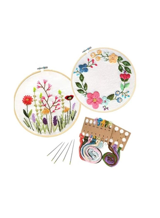 Complete Embroidery Starter Kit, Full Set of Tools, High-Quality & Durable, Washable Pattern, Beginner-Friendly - Image 4