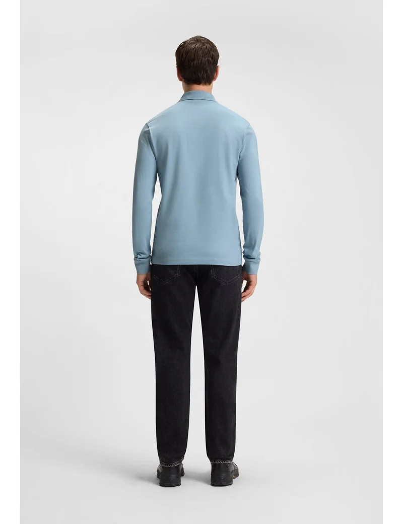 BOSS Slim-fit polo shirt in stretch-cotton piqué