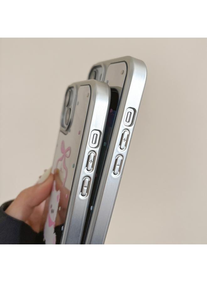 اس-توب جراب لهاتف iPhone 15 Pro بنمط جرو عاكس مصنوع من مادة TPU + PC - Image 3