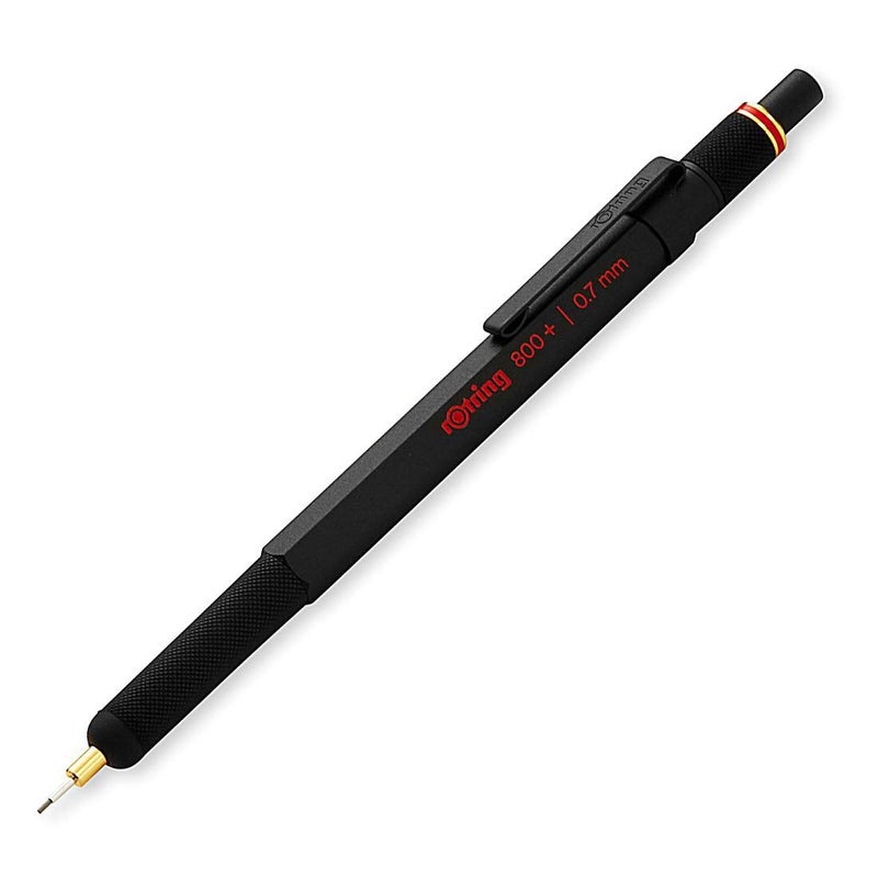 rOtring 800+ Mechanical Pencil and Touchscreen Stylus, 0.7 mm, Black - Image 1