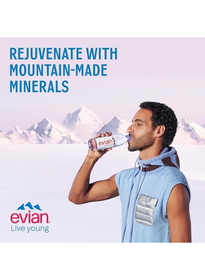Evian Natural Mineral Water 500ml × 24 PET Bottles Pack - Image 5