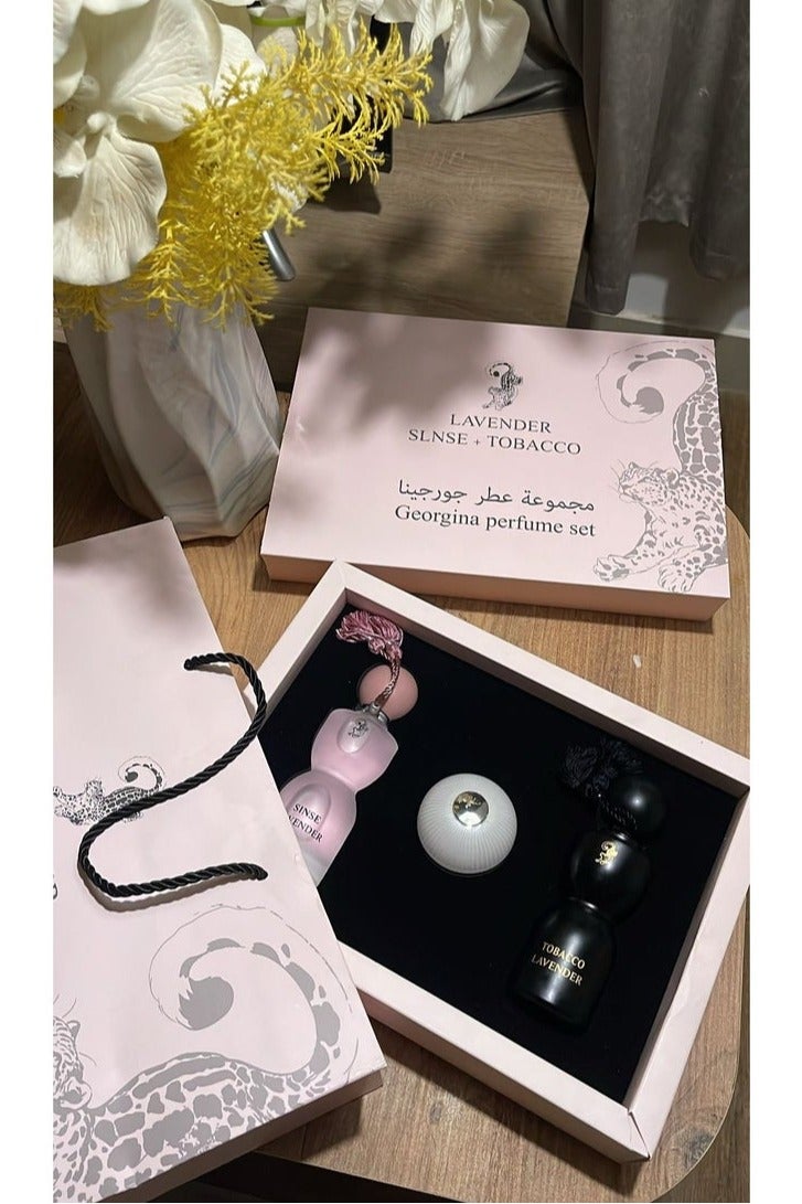 لافندر Georgina perfume set 75 ML *2 - Image 2
