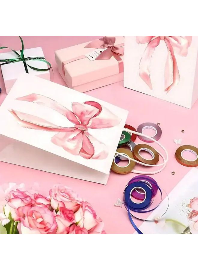 12 Pcs Mixed Color Small Paper Gift Bags For Party Wedding Baptism Thanksgiving Carnival Halloween Decoration - Image 3