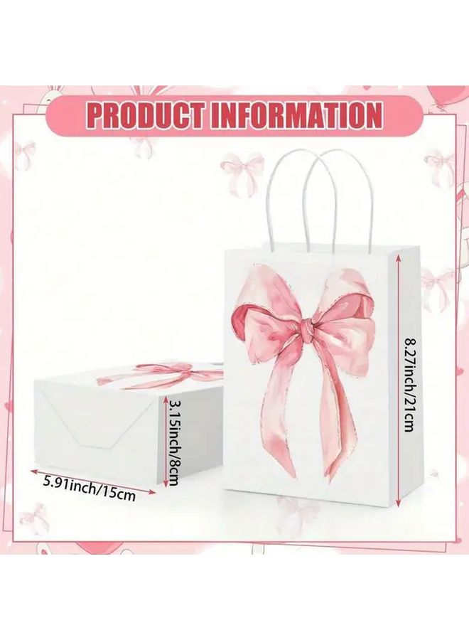 12 Pcs Mixed Color Small Paper Gift Bags For Party Wedding Baptism Thanksgiving Carnival Halloween Decoration - Image 4