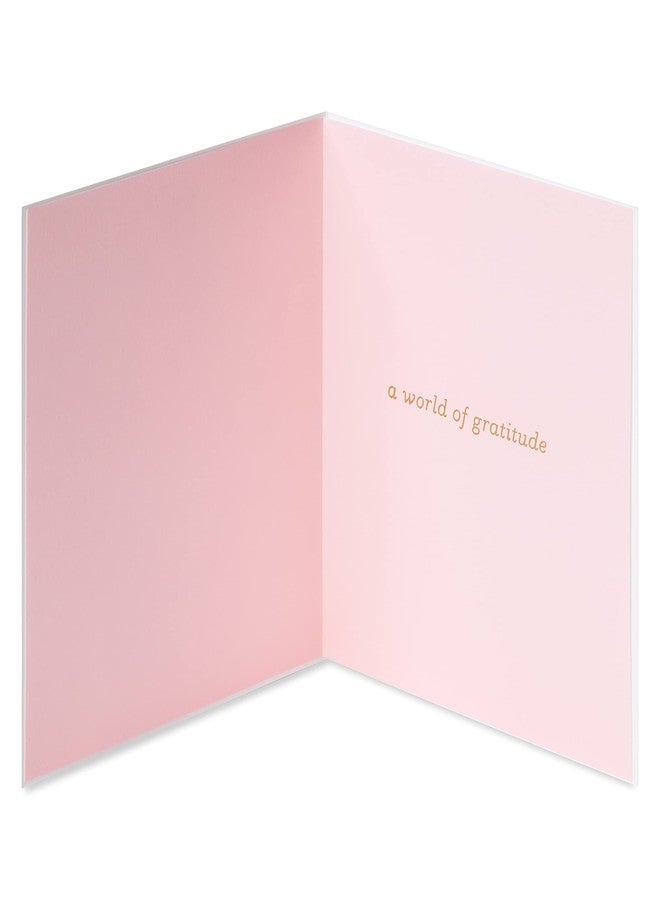 Papyrus Thank You Card (A World of Gratitude) - Image 2