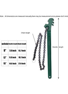 Fürth 12 Number Adjustable Chain Oil Filter Removal Wrench Filter Wrench  - Image 5