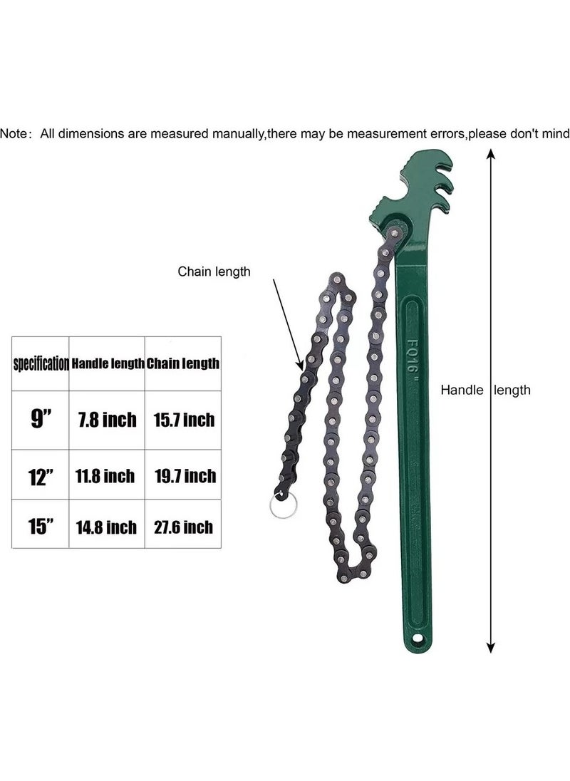 Fürth - 12 Number Adjustable Chain Oil Filter Removal Wrench Filter Wrench - Image 1