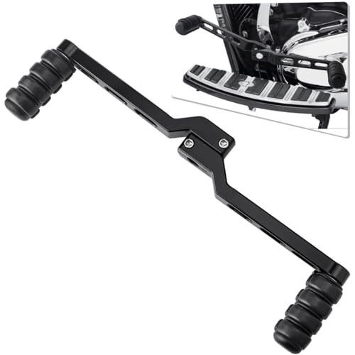 HAZAWA Heel Toe Gear Shifter Lever Pegs, CNC Shift Lever Peg Fit for Harley Touring Electra Glide Street Road Glide Road King 1988-later, FL Softail 1986-later, Tri Glide Trikes 2008-later (Black) - Image 1