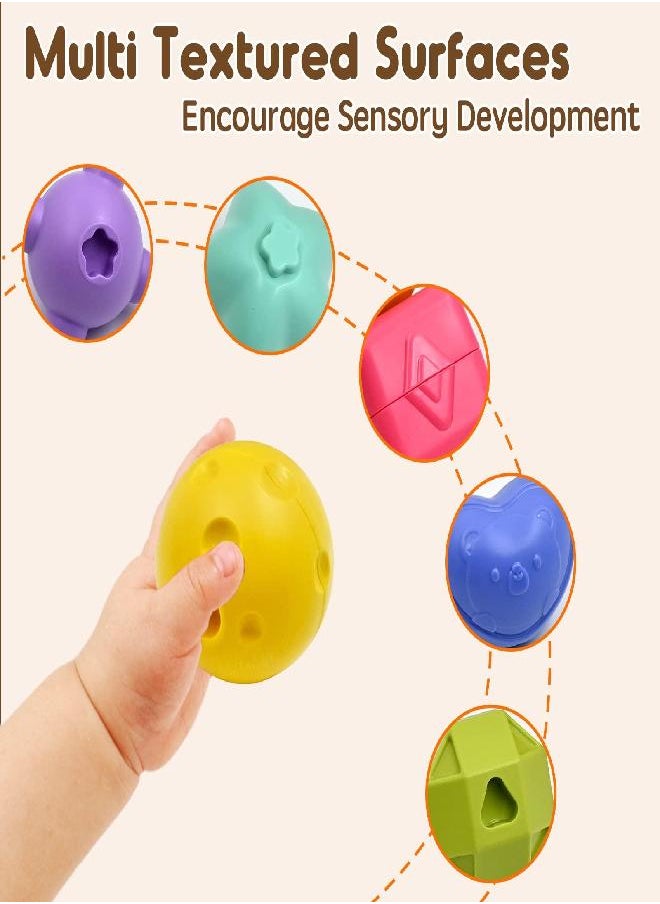 AiTuiTui - AiTuiTui Baby Toys 12-18 Months, Sensory Montessori Toys for 1 2 Year Old Boy Girl Gifts, 7 in 1 Multifunction Educational Toys with Shape Sorter, Stacking Blocks for Toddlers Birthday Gifts - Image 1