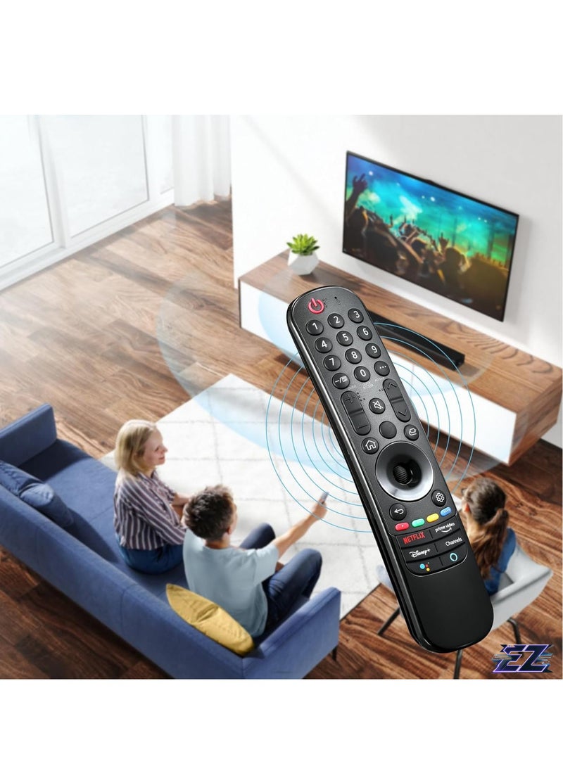 AN-MR21GA 2021 LG Magic Remote Control Replacement for LG UHD OLED QNED NanoCell 4K 8K TV with Pointer and Voice Function with battery