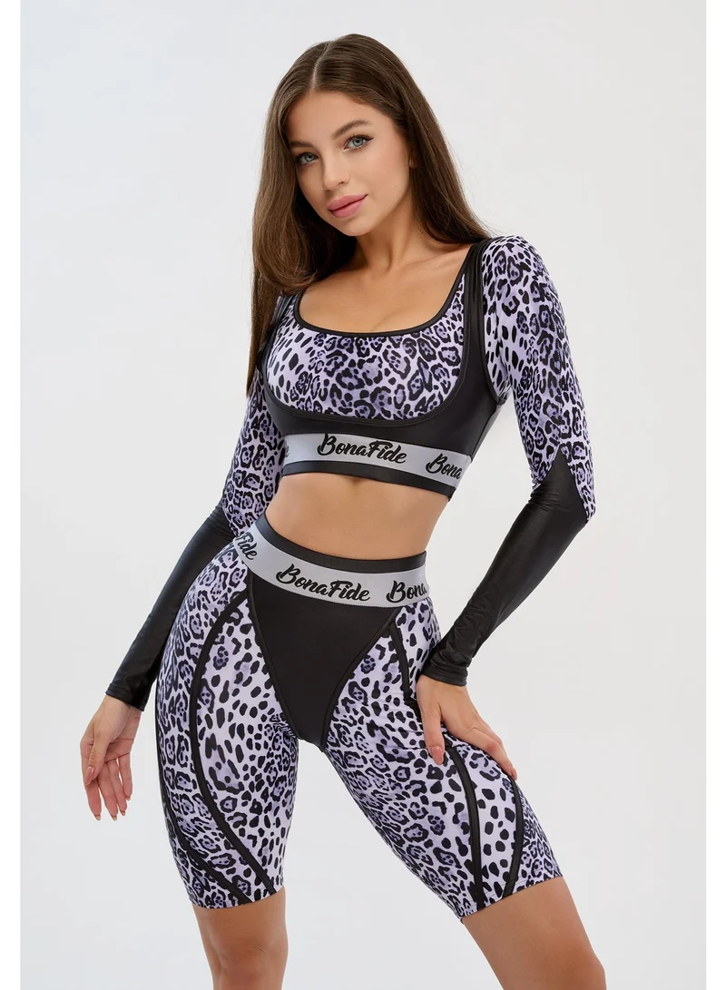 Bona Fide Bona Fide Compression Crop Top for Women – Long Sleeve Workout Shirt – Athletic Gym & Running Top