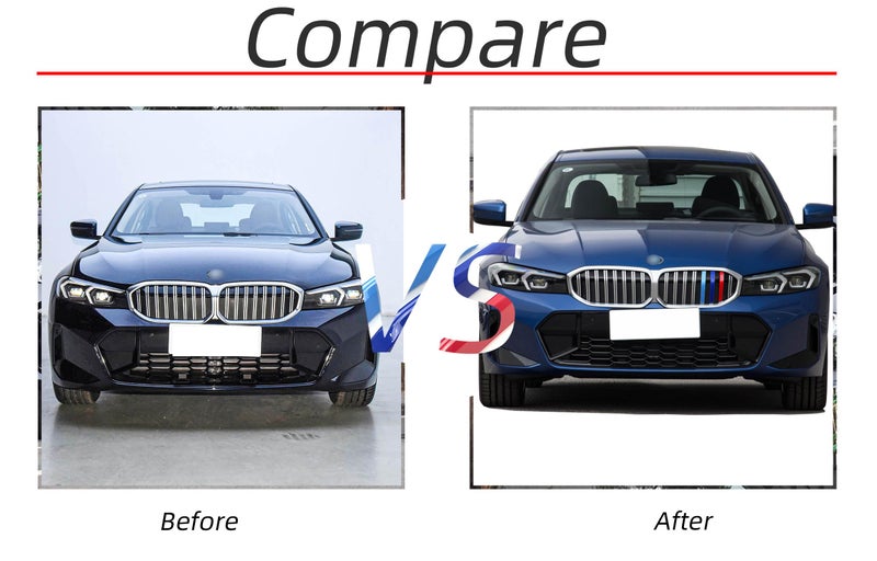 RPERZ Grille color stripes Compatible bmw accessories 2023 BMW G20 3 Series 330i 330e sedan xDrive 8 Beam - Image 3