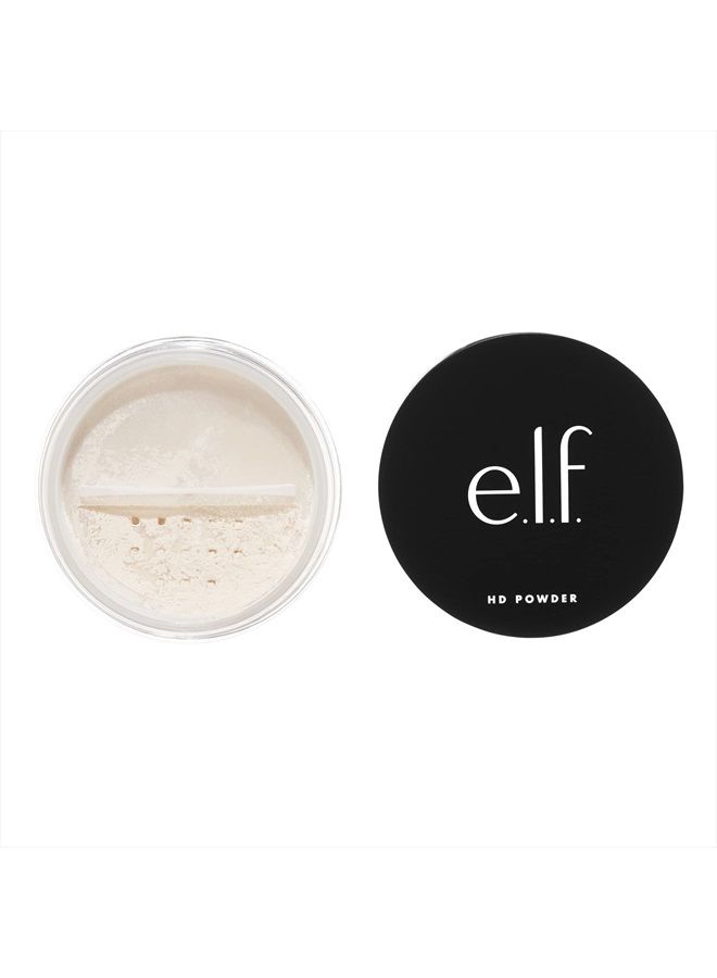 elf بودرة عالية الدقة، بودرة فضفاضة، خفيفة الوزن، تدوم طويلاً، تخلق تأثير تركيز ناعم، تخفي الخطوط الدقيقة والعيوب، 0.28 أونصة، توهج ناعم - Image 1