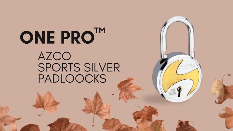 ONEPRO Azco Round Locks Small Size 50mm 8 Keys Padlock | 7 Levers Double Locking | Strong Hardened Shackle | Lock and Key for Home Door Shutter Shop Office Main Gate Pack of 1 - Image 5