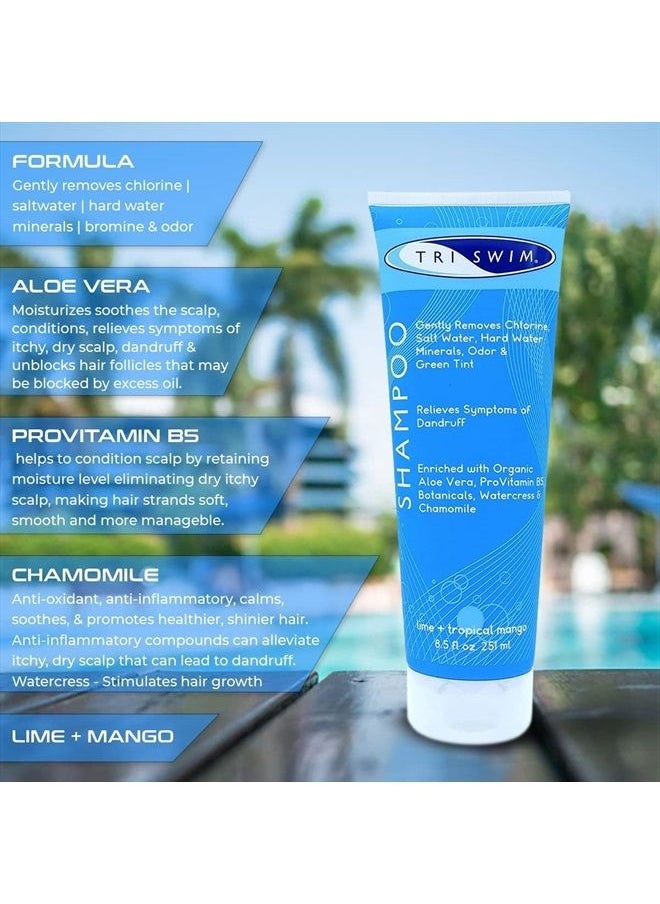 Triswim TRISWIM Chlorine Removal Swimmers Shampoo Moisturizing Repairing Hair, 8.5 fl.oz.  - Image 3
