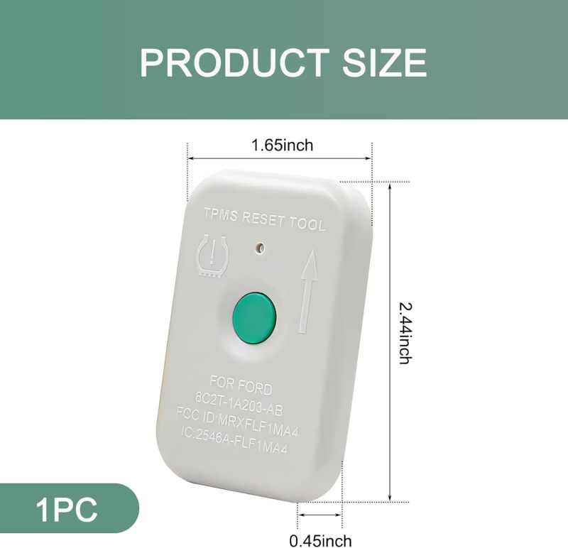 Tpms Relearn Tool: White - Tpms Reset Tool for Automotive Tire Pressure Sensor Reset - Image 2