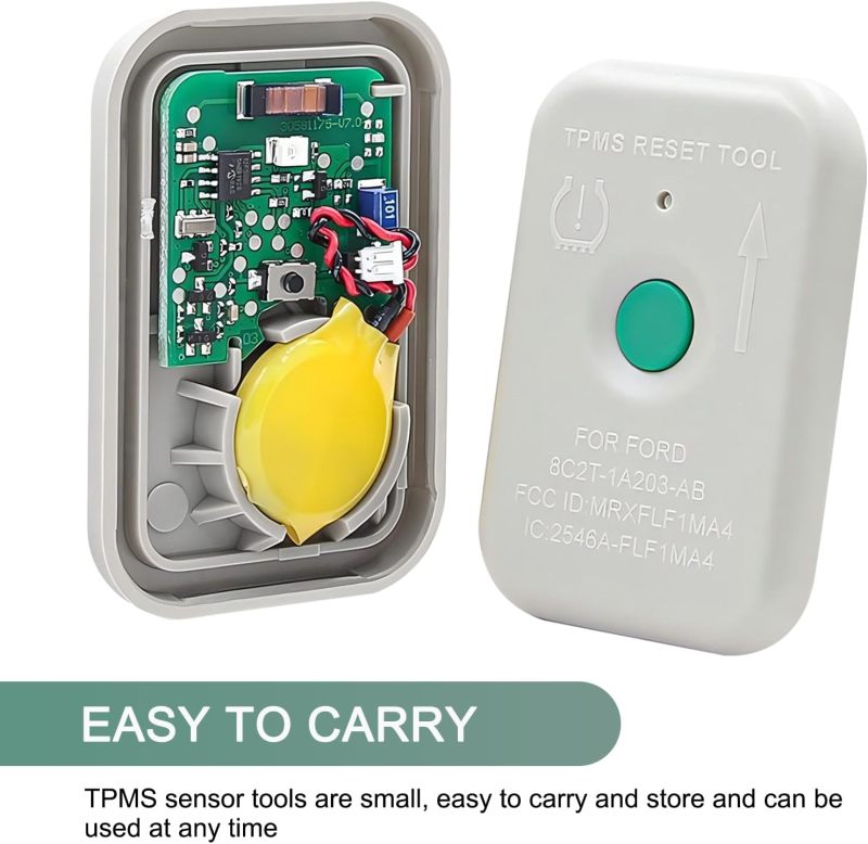 Tpms Relearn Tool: White - Tpms Reset Tool for Automotive Tire Pressure Sensor Reset - Image 4