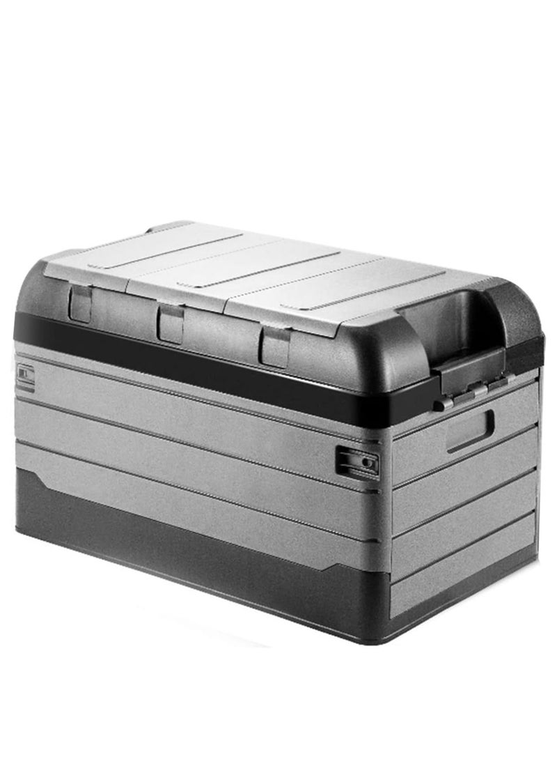 Manful Outdoor Double-layer Camping Storage Box, Stackable Bins with Lids Small Parts Organizer, collapsible Waterproof Storage Box, container Store Crates, large Easy Storage Crate Boxes, garage Kitchen  - Image 1