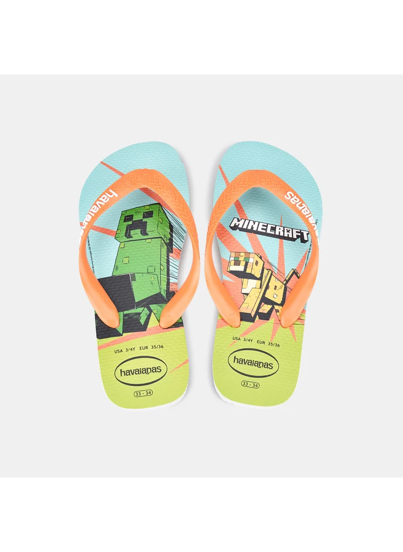 havaianas Kids' Minecraft Flip Flops