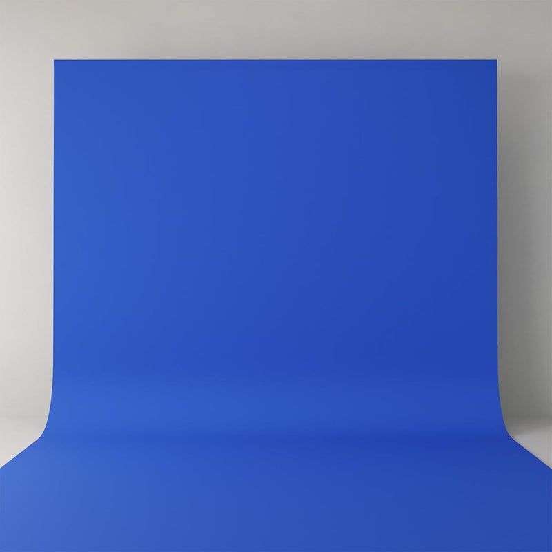 CIPAZEE Royal Blue Backdrop,5x7FT Royal Blue Photo Backdrop for Photography Background Backdrops Curtain for Portraits Studio Photoshoot Halloween Party Screen Video Recording - Image 1
