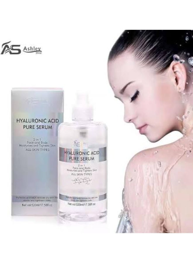 Ashley Shine Hyaluronic Acid Pure Serum - for Face and Body