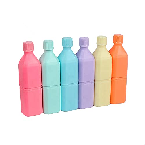 Ayat Penny Wise® | Quirky Bottle Shape Highlighters | Set Of 6 | Chisel Tip Fine Grip Marker Pen | Ideal Gifts For Stationery Hoarders & Kids | Party Return Gifts For Girls. (Multicolor) - Image 2