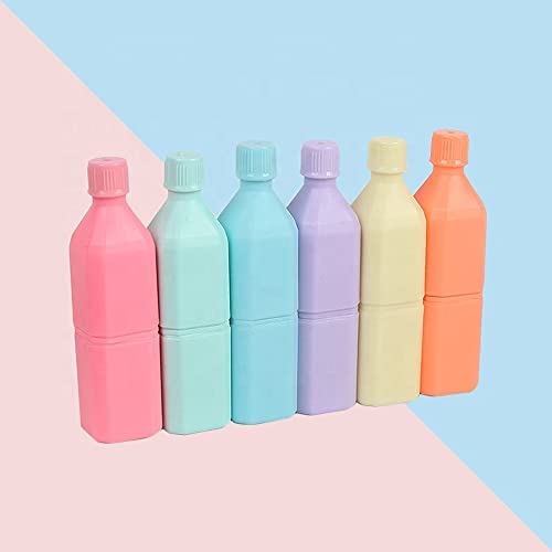Ayat Penny Wise® | Quirky Bottle Shape Highlighters | Set Of 6 | Chisel Tip Fine Grip Marker Pen | Ideal Gifts For Stationery Hoarders & Kids | Party Return Gifts For Girls. (Multicolor) - Image 4