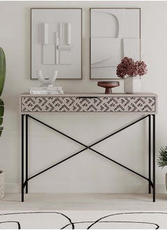 Mourah Home Mourah Heaton Console Remastered - Light Mocha - 2 Years Warranty  - Image 1