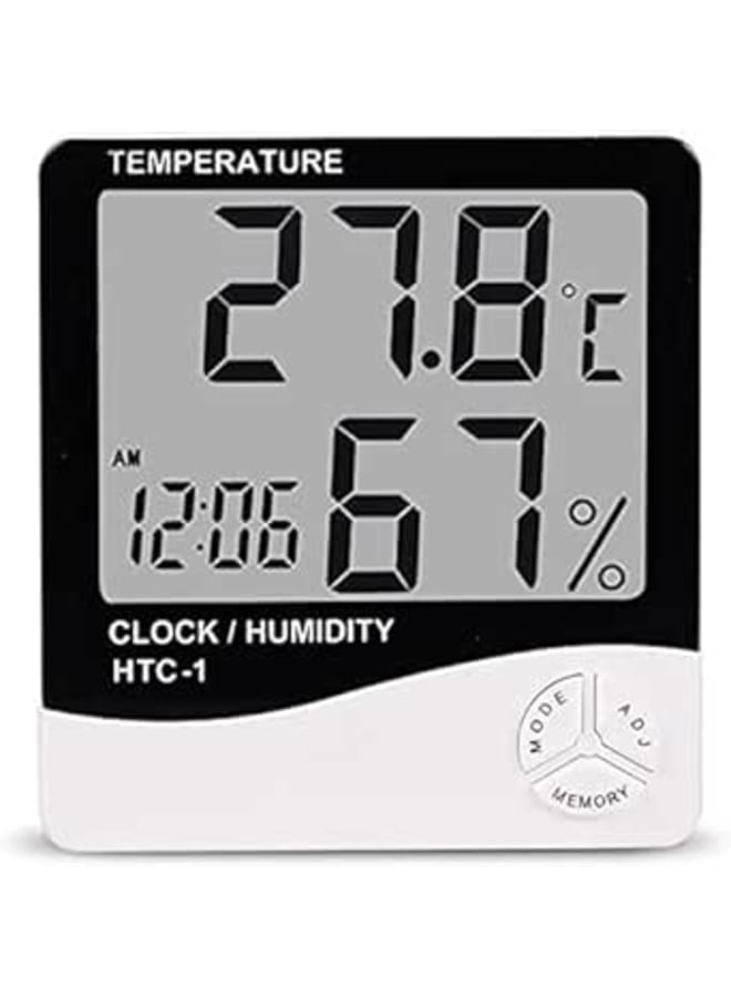 DIY-Kit Digital Measuring Humidity and Temperature Level and Clock, with LCD HTC-1 - Digital Measuring Humidity and Temperature Level and Clock, with LCD HTC-1