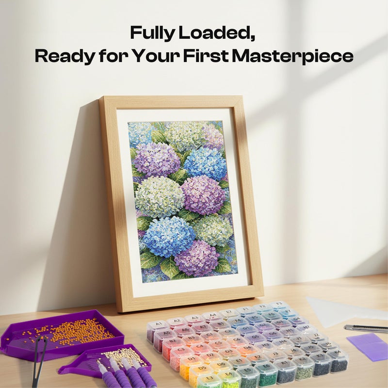 Caydo 3 Pack Quick Custom Diamond Painting Kit with Design App - Turn Photos into Diamond Arts, with 30,000PCS Diamonds in 56 Colors, Full Tools for Beginners Craft | No Waiting Weeks, Ready to Craft - Image 5