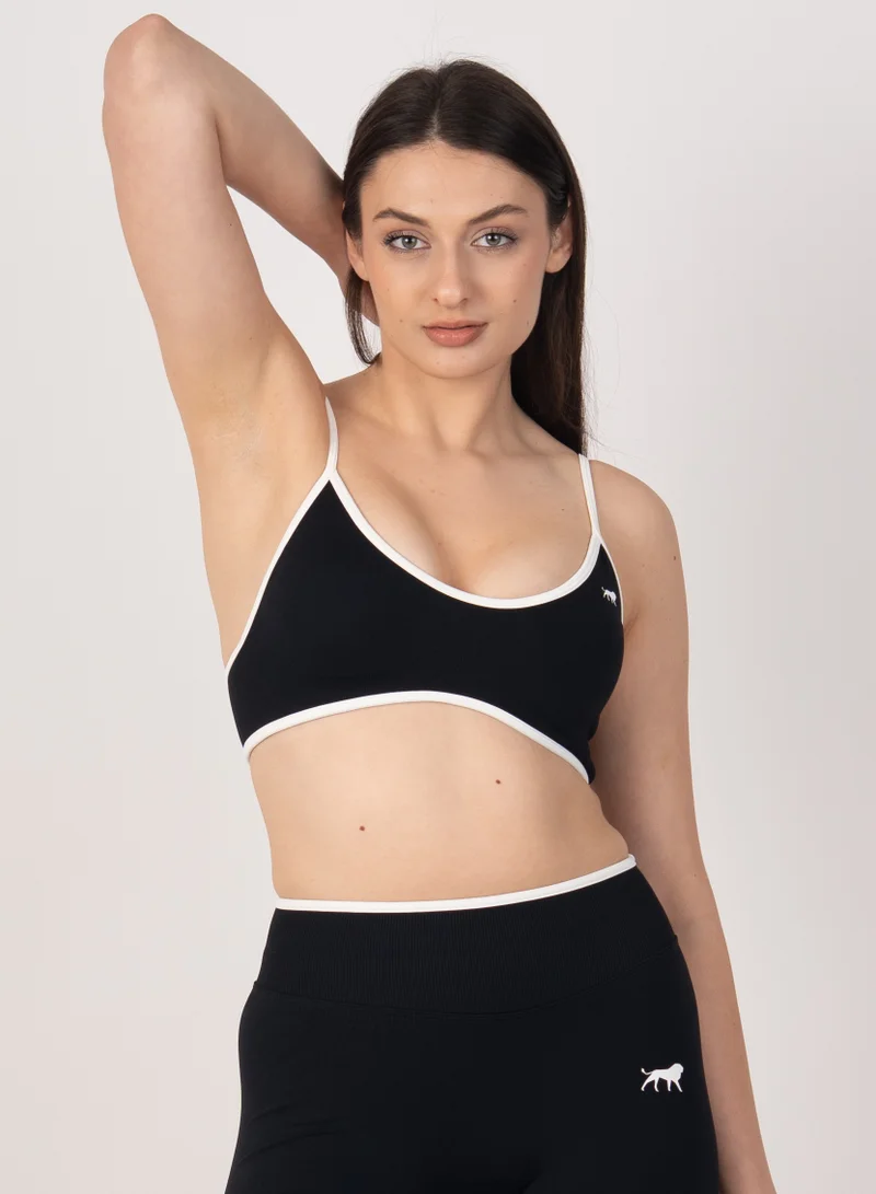 Unxage Black Sculpt Trim Sports Bra for Women | Best Price UAE