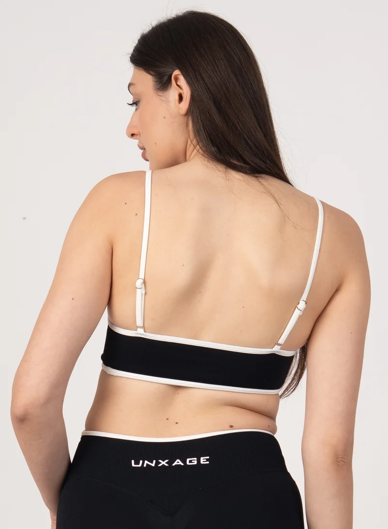 Unxage Black Sculpt Trim Sports Bra for Women | Best Price UAE