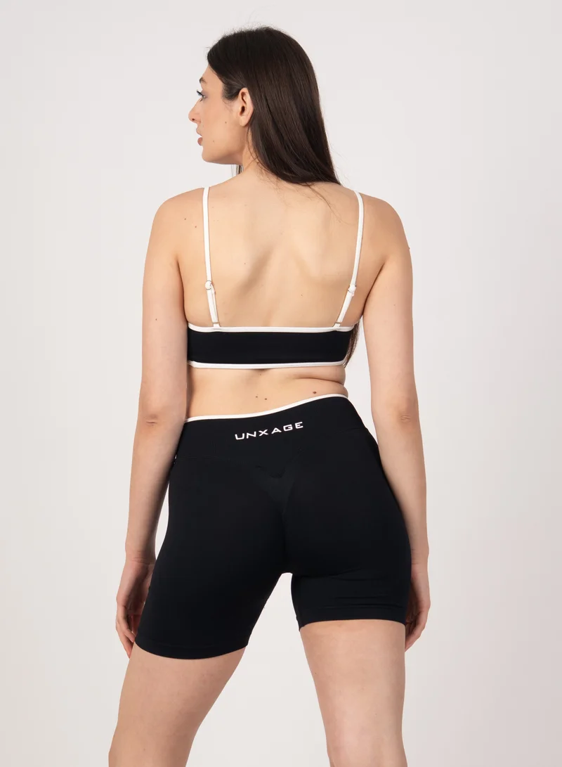 Unxage Black Sculpt Trim Sports Bra for Women | Best Price UAE