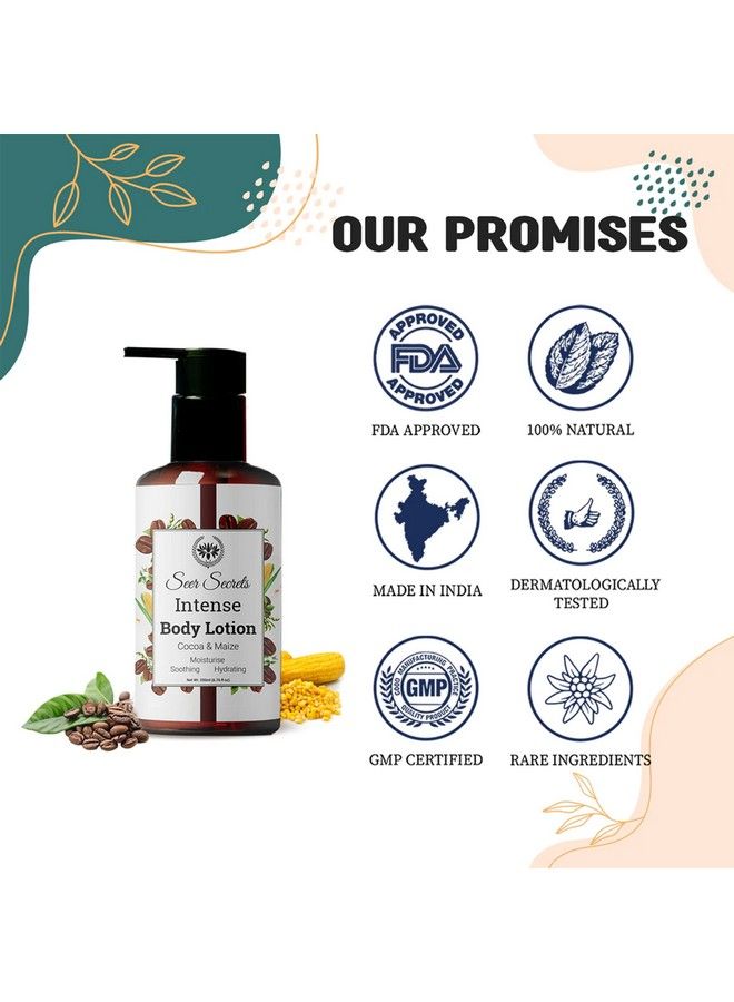 Seer Secrets Glow Cocoa And Maize Body Lotion For Women Body Lotion For Dry Skin Moisturizer For Body Sensitive Skin For All Skin Types 200 Ml  - Image 4