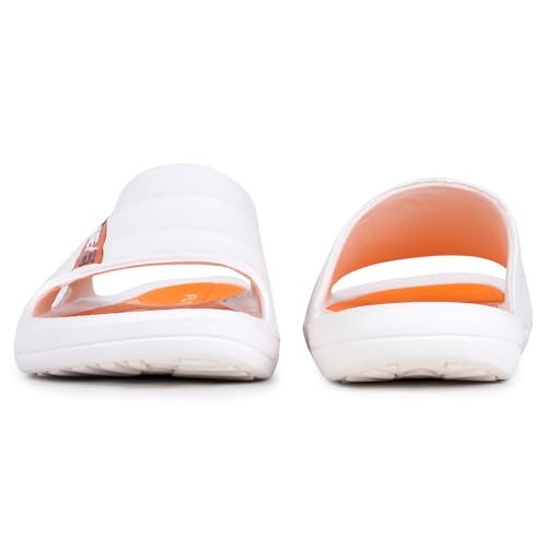flite Men's Slides/SlipperS for Boys/Flip Flop (White, 10) - Image 5