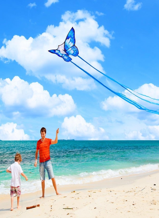 Xida Kite 2 Pack Colorful Butterfly Kites for Kids & Adults, Easy to Fly Kites with Handle & String, Durable Outdoor Kite for Beach, Park, and Festivals - Includes Storage Bag, for Family Fun - Image 5