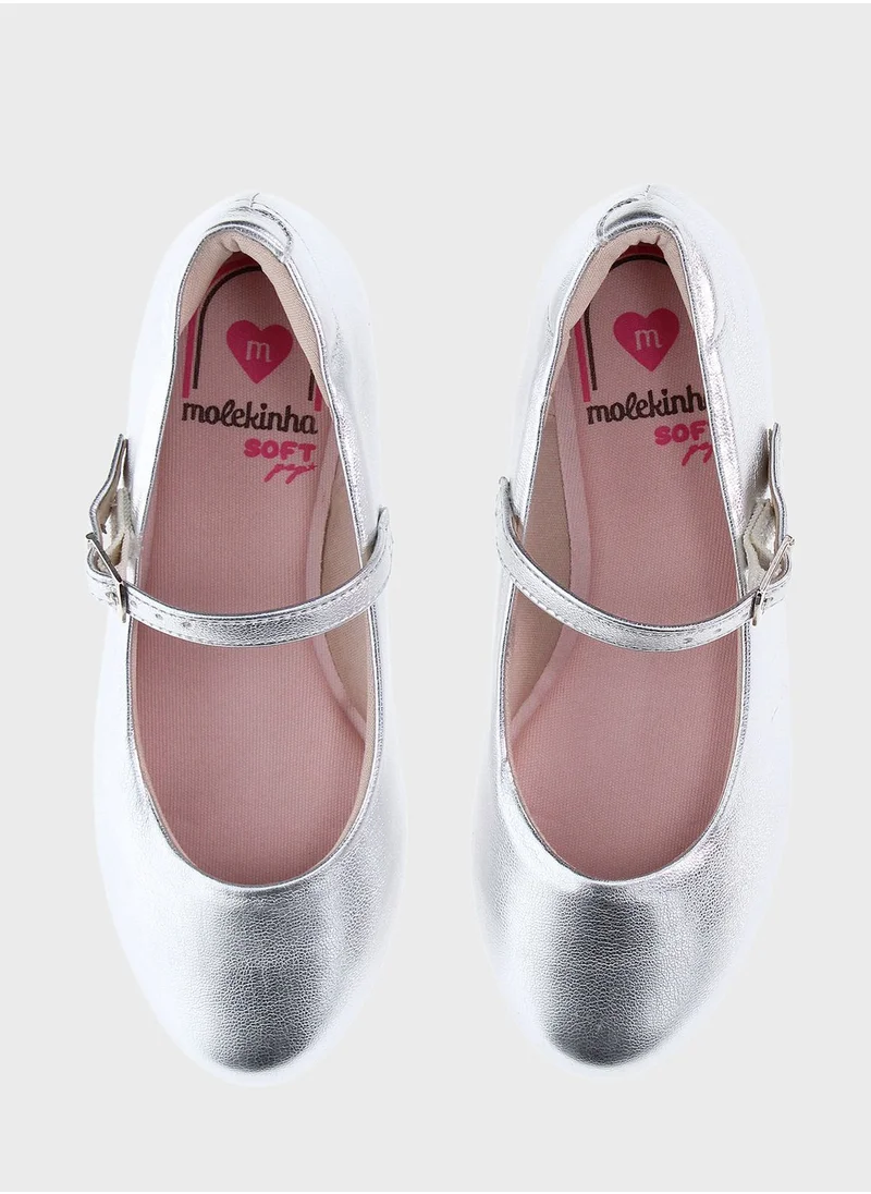 MOLEKINHA Youth Slip On Ballerinas